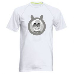 Мужская футболка для спорта Hayao miyazaki smile - PrintSalon