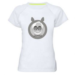 Женская футболка для спорта Hayao miyazaki smile - PrintSalon