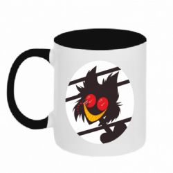 Чашка двухцветная 320ml Hazbin hotel Alastor - PrintSalon