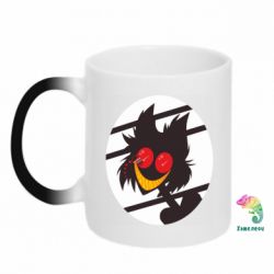 Чашка-хамелеон Hazbin hotel Alastor