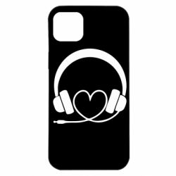 Чехол для iPhone 14 Plus Headphones and heart - PrintSalon