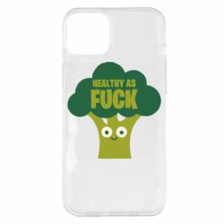 Чехол для iPhone 14 Plus Healthy as fuck - PrintSalon