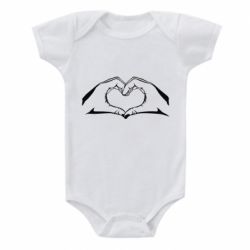 Детский бодик Heart from hands - PrintSalon