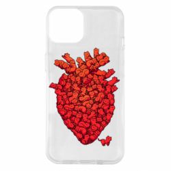 Чехол для iPhone 14 Heart of many cats