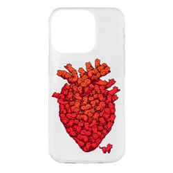 Чехол для iPhone 14 Pro Heart of many cats - PrintSalon