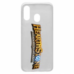 Чехол для Samsung A40 Hearthstone logotip - PrintSalon