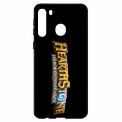 Чехол для Samsung A21 Hearthstone logotip - PrintSalon