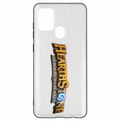 Чехол для Samsung A21s Hearthstone logotip - PrintSalon