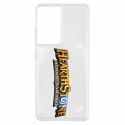 Чехол для Samsung S21 Ultra Hearthstone logotip - PrintSalon