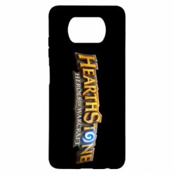 Чехол для Xiaomi Poco X3 Hearthstone logotip - PrintSalon