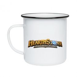 Кружка эмалированная Hearthstone logotip - PrintSalon