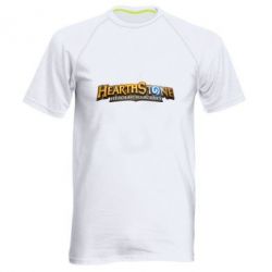 Мужская футболка для спорта Hearthstone logotip - PrintSalon