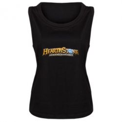 Женская майка Hearthstone logotip - PrintSalon