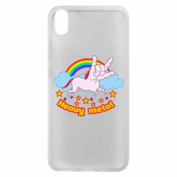 Чехол для Xiaomi Redmi 7A Heavy metal unicorn - PrintSalon