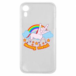 Чехол для iPhone XR Heavy metal unicorn - PrintSalon