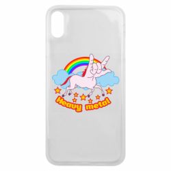 Чехол для iPhone Xs Max Heavy metal unicorn - PrintSalon