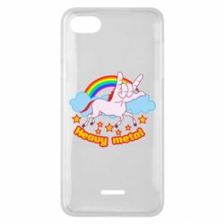 Чехол для Xiaomi Redmi 6A Heavy metal unicorn - PrintSalon