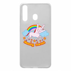 Чехол для Samsung A60 Heavy metal unicorn - PrintSalon
