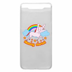 Чехол для Samsung A80 Heavy metal unicorn - PrintSalon