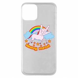 Чехол для iPhone 11 Heavy metal unicorn - PrintSalon