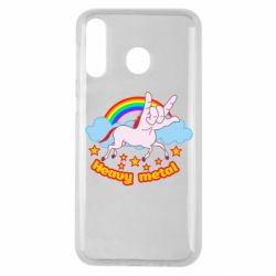 Чехол для Samsung M30 Heavy metal unicorn - PrintSalon