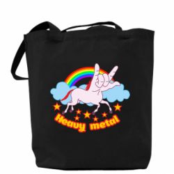 Эко-сумка Heavy metal unicorn - PrintSalon