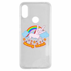 Чехол для Xiaomi Redmi Note 7 Heavy metal unicorn - PrintSalon