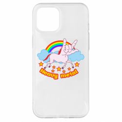 Чехол для iPhone 12 Pro Max Heavy metal unicorn - PrintSalon