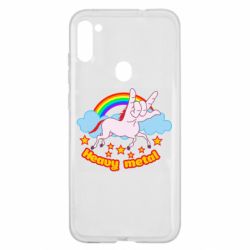 Чехол для Samsung A11/M11 Heavy metal unicorn - PrintSalon