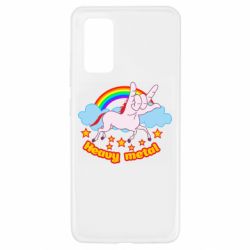 Чехол для Samsung A32 4G Heavy metal unicorn - PrintSalon