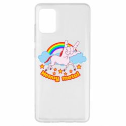 Чехол для Samsung A51 Heavy metal unicorn - PrintSalon