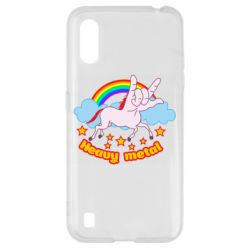 Чехол для Samsung A01/M01 Heavy metal unicorn - PrintSalon