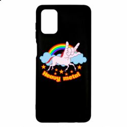 Чехол для Samsung M51 Heavy metal unicorn - PrintSalon