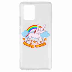 Чехол для Samsung S10 Lite Heavy metal unicorn - PrintSalon