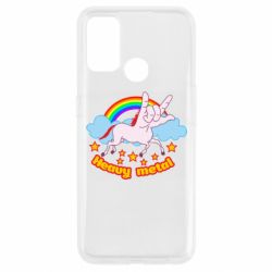 Чехол для Oppo A53/A32/A33 Heavy metal unicorn - PrintSalon