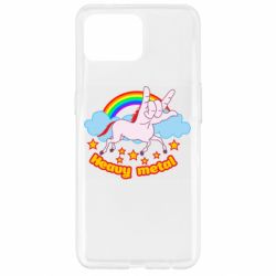 Чехол для Oppo Reno 4 Lite Heavy metal unicorn - PrintSalon