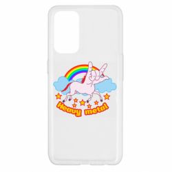 Чехол для Oppo Reno 5 4G Heavy metal unicorn - PrintSalon