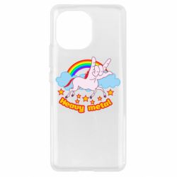 Чехол для Xiaomi Mi11 Heavy metal unicorn - PrintSalon