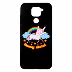 Чехол для Xiaomi Redmi Note 9/Redmi 10X Heavy metal unicorn - PrintSalon