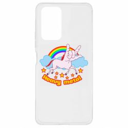 Чехол для Xiaomi Redmi Note 10 Pro Heavy metal unicorn - PrintSalon