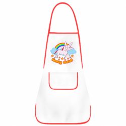 Фартук Heavy metal unicorn - PrintSalon