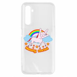 Чехол для Realme 6 Heavy metal unicorn - PrintSalon