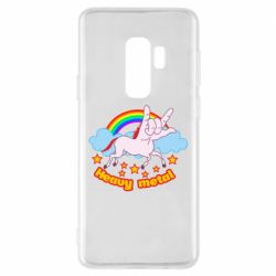 Чехол для Samsung S9+ Heavy metal unicorn - PrintSalon