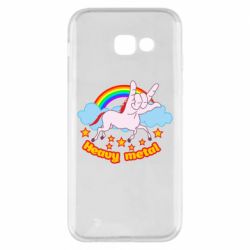 Чехол для Samsung A5 2017 Heavy metal unicorn - PrintSalon