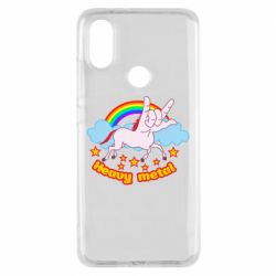 Чехол для Xiaomi Mi A2 Heavy metal unicorn - PrintSalon