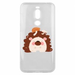Чехол для Meizu X8 Hedgehog with mushrooms - PrintSalon