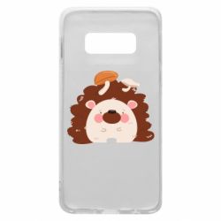 Чехол для Samsung S10e Hedgehog with mushrooms - PrintSalon