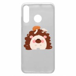 Чехол для Huawei P30 Lite Hedgehog with mushrooms - PrintSalon