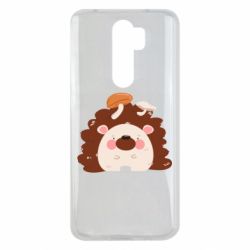 Чехол для Xiaomi Redmi Note 8 Pro Hedgehog with mushrooms - PrintSalon