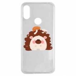 Чехол для Xiaomi Redmi Note 7 Hedgehog with mushrooms - PrintSalon